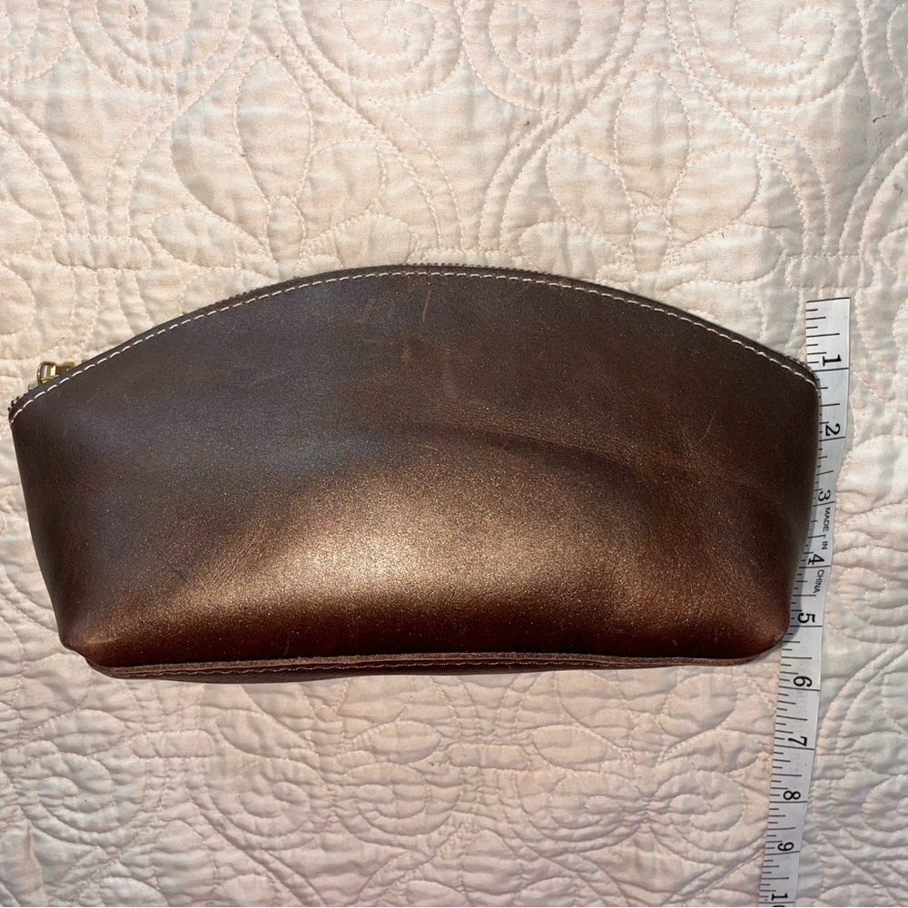 Meteor ☄️ Portland leather total eclipse makeup bag - Picture 4 of 9